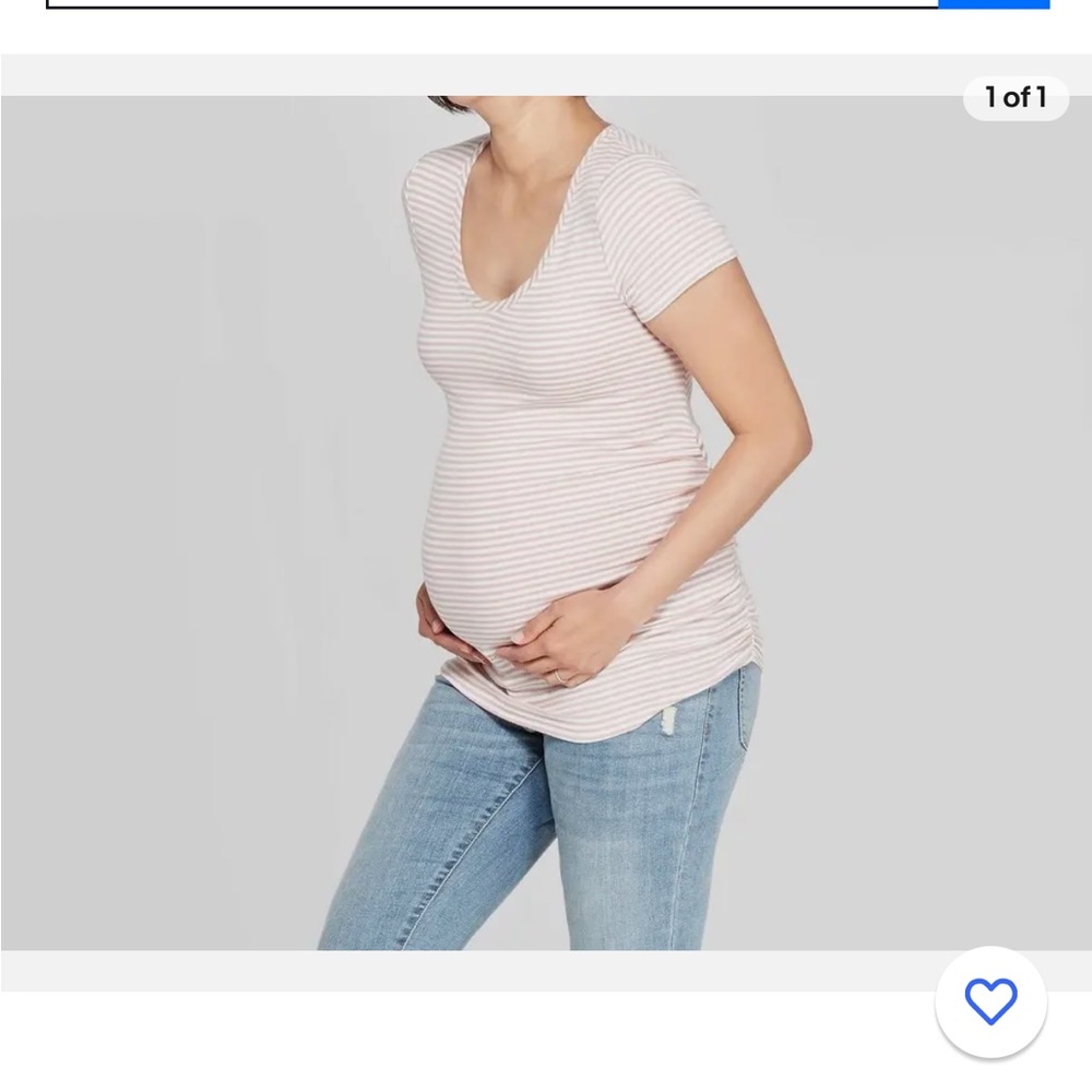 Isabel by Ingrid and Isabel striped tee.